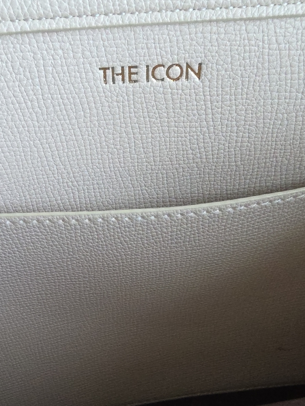 LOW START✨️TED BAKER LONDON The Icon Cream Embossed Logo Tote Bag - Picture 6 of 7